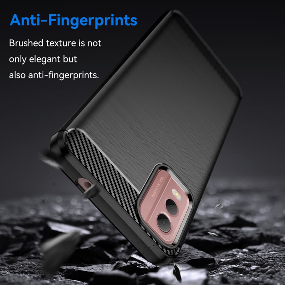 Techsuit Karbon Silikon Nokia C32 Černá - náhled 3