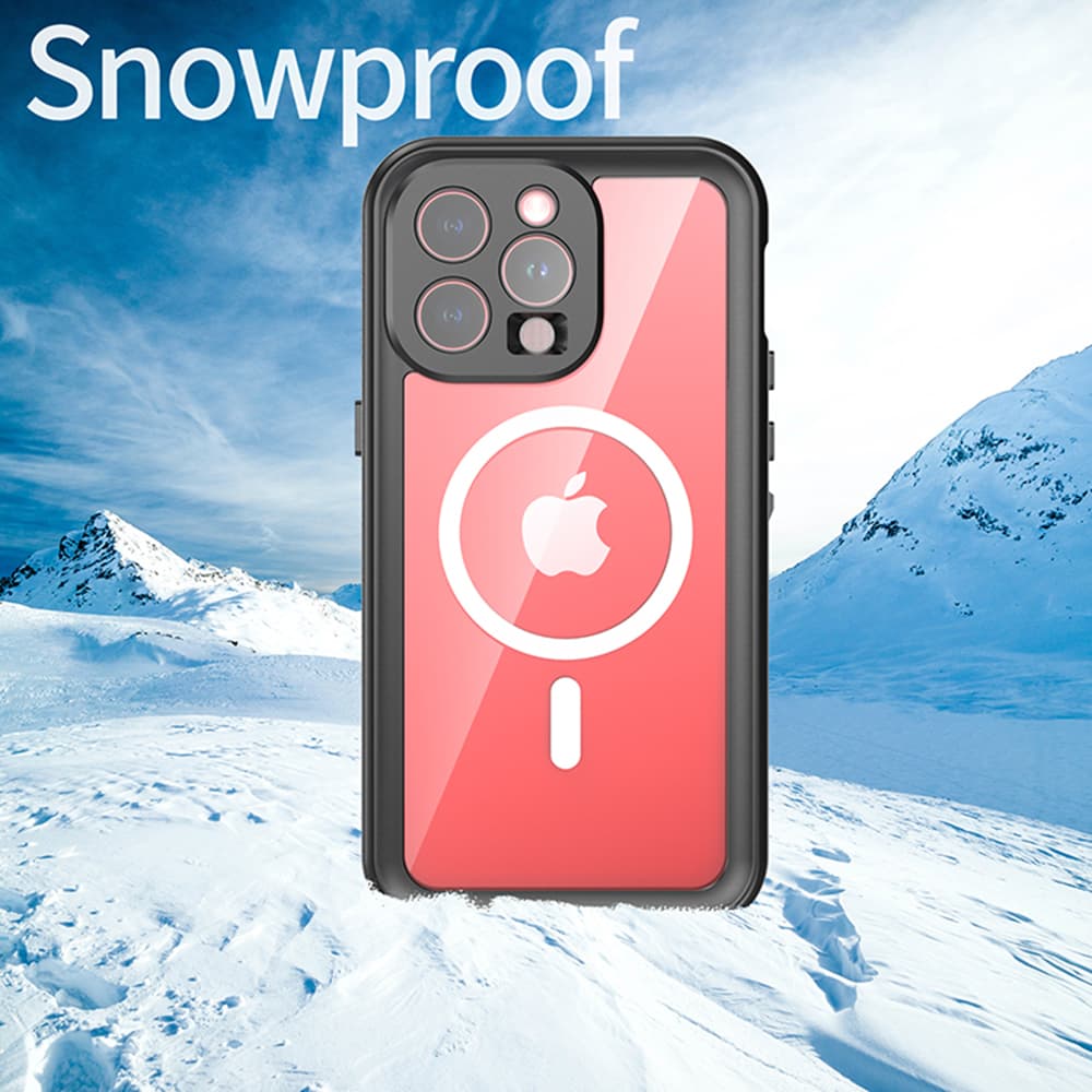 ShellBox Vodotěsný IP68 MagSafe Kryt iPhone 15 Pro Max Black - náhled 3