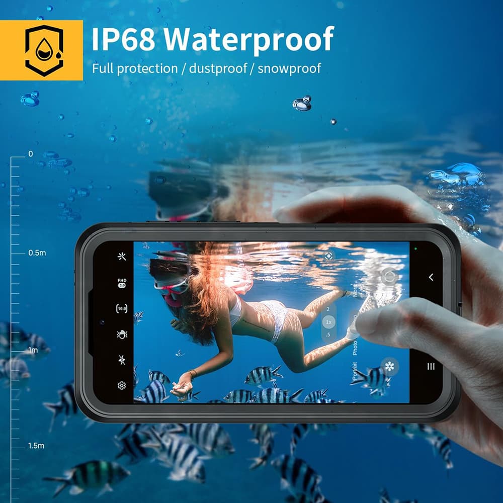 ShellBox Vodotěsné pouzdro IP68 Samsung Galaxy A35 5G Black - náhled 3