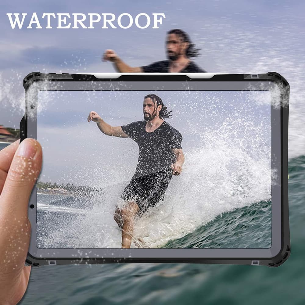 ShellBox Waterproof IP68 iPad Air 4 2020 Air 5 2022 Black - náhled 3