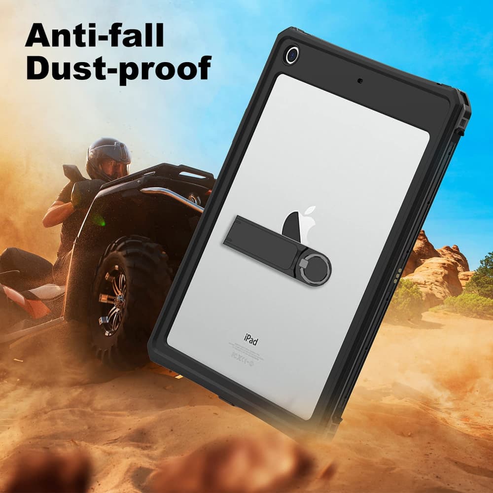 ShellBox Vodotěsný IP68 iPad 10.2" (201920202021) Black - náhled 3