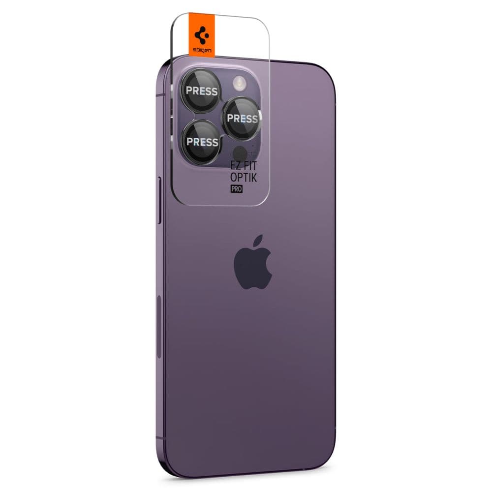 Spigen Optik.tR EZ Fit Pro Sklo fotoaparátu 2 kusy iPhone Black - náhled 3