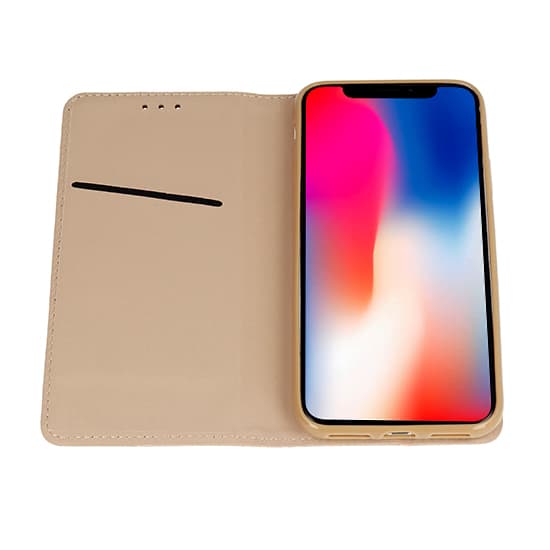 Knížkové pouzdro TopQ Smart Magnet SAMSUNG GALAXY S22 PLUS GOLD - náhled 3