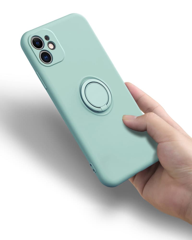 Kryt s prstýnkem Vennus pro Iphone 13 modrý - náhled 3