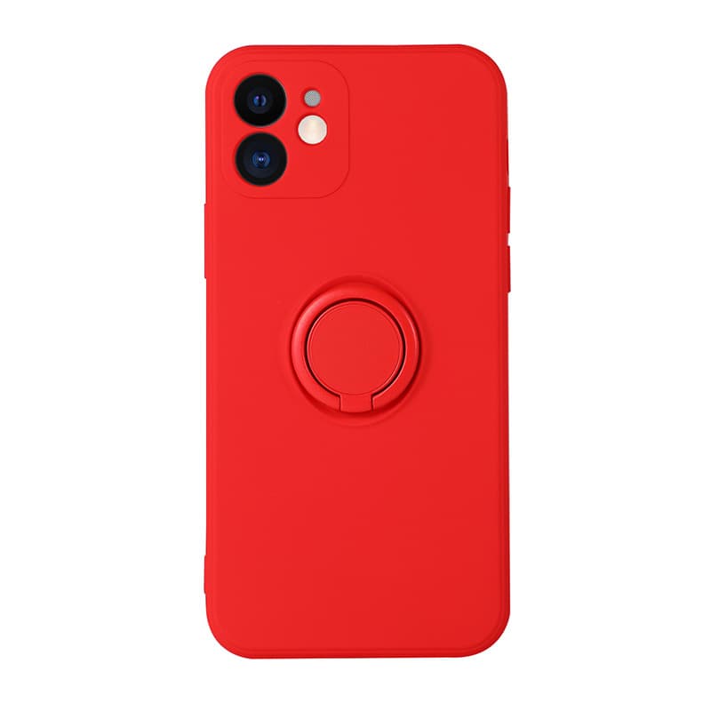 Kryt Vennus s prstýnkem pro Iphone 13 Mini červený - náhled 3