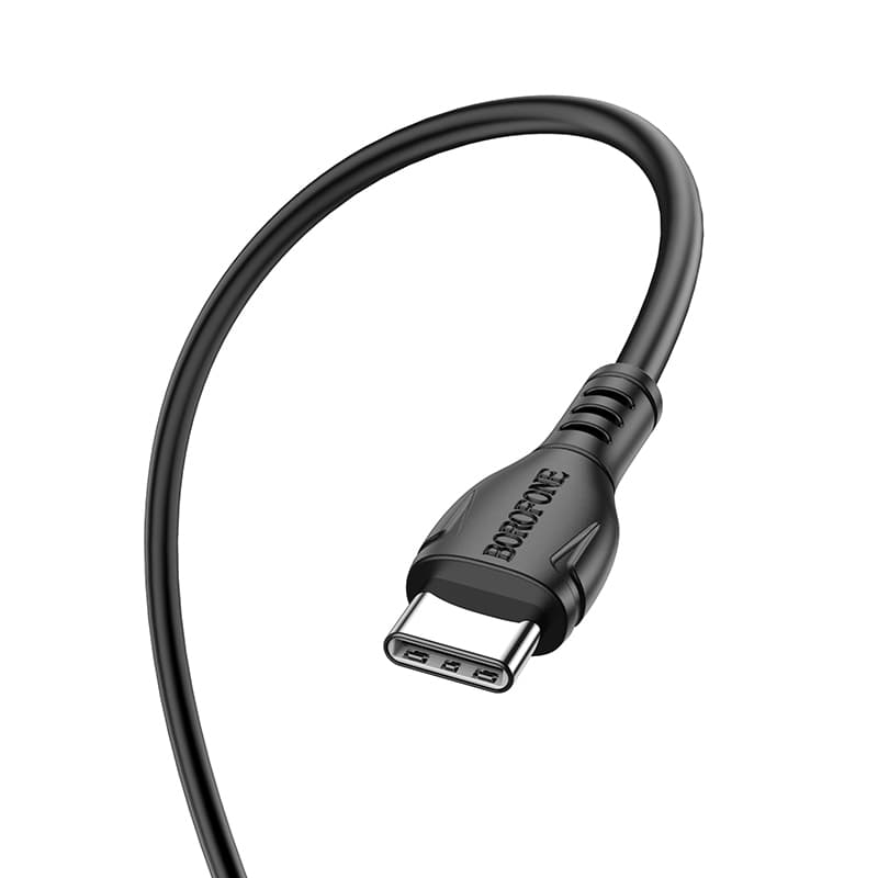 Kabel Borofone BX51 Triumph - typ C na typ C - 60W 1 metr černý - náhled 3