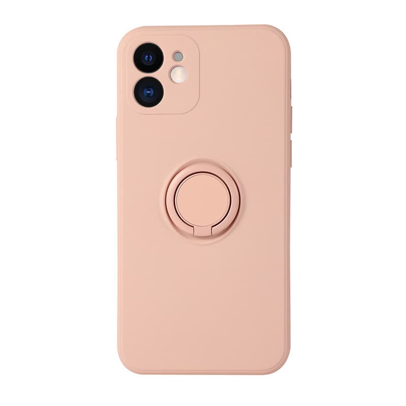 Kryt Vennus s prstýnkem pro Samsung Galaxy S22 Plus Světle růžový - náhled 3