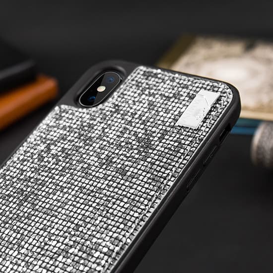 Třpytivé pouzdro - IPHONE XS MAX Silver - náhled 3