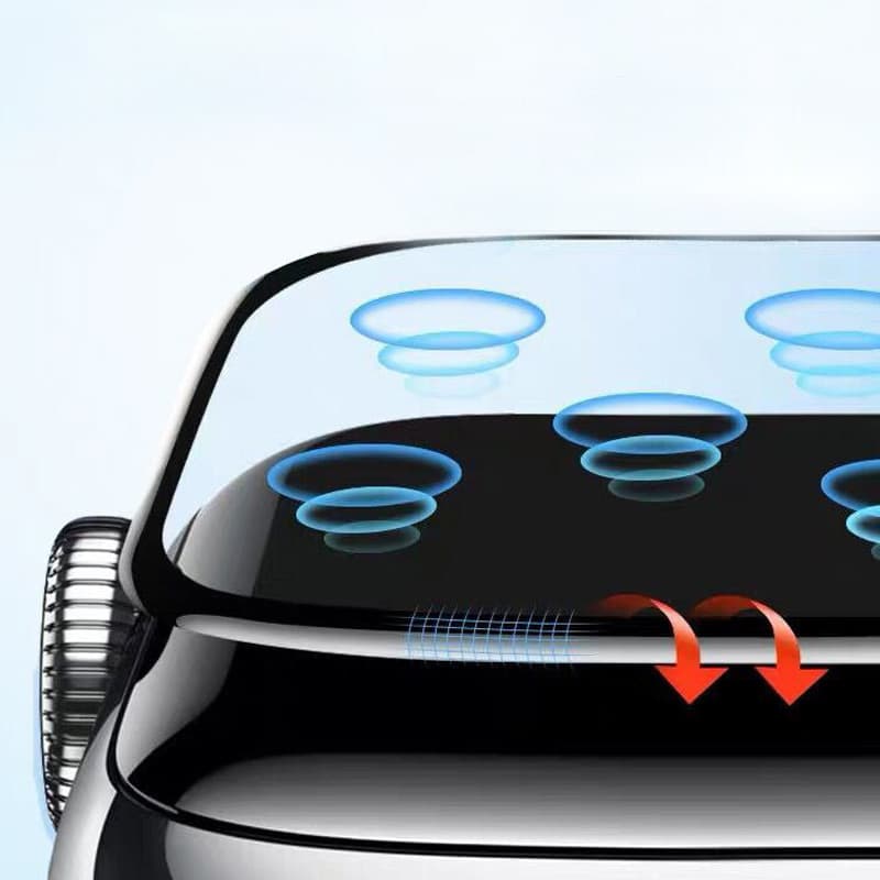 Tvrzené akrylátové sklo Full Glue pro Apple Watch Series 7 45 mm - náhled 3