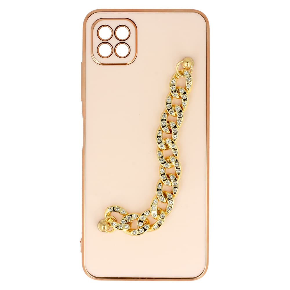 Trendové pouzdro pro Samsung Galaxy A22 5G design 4 light pink - náhled 3
