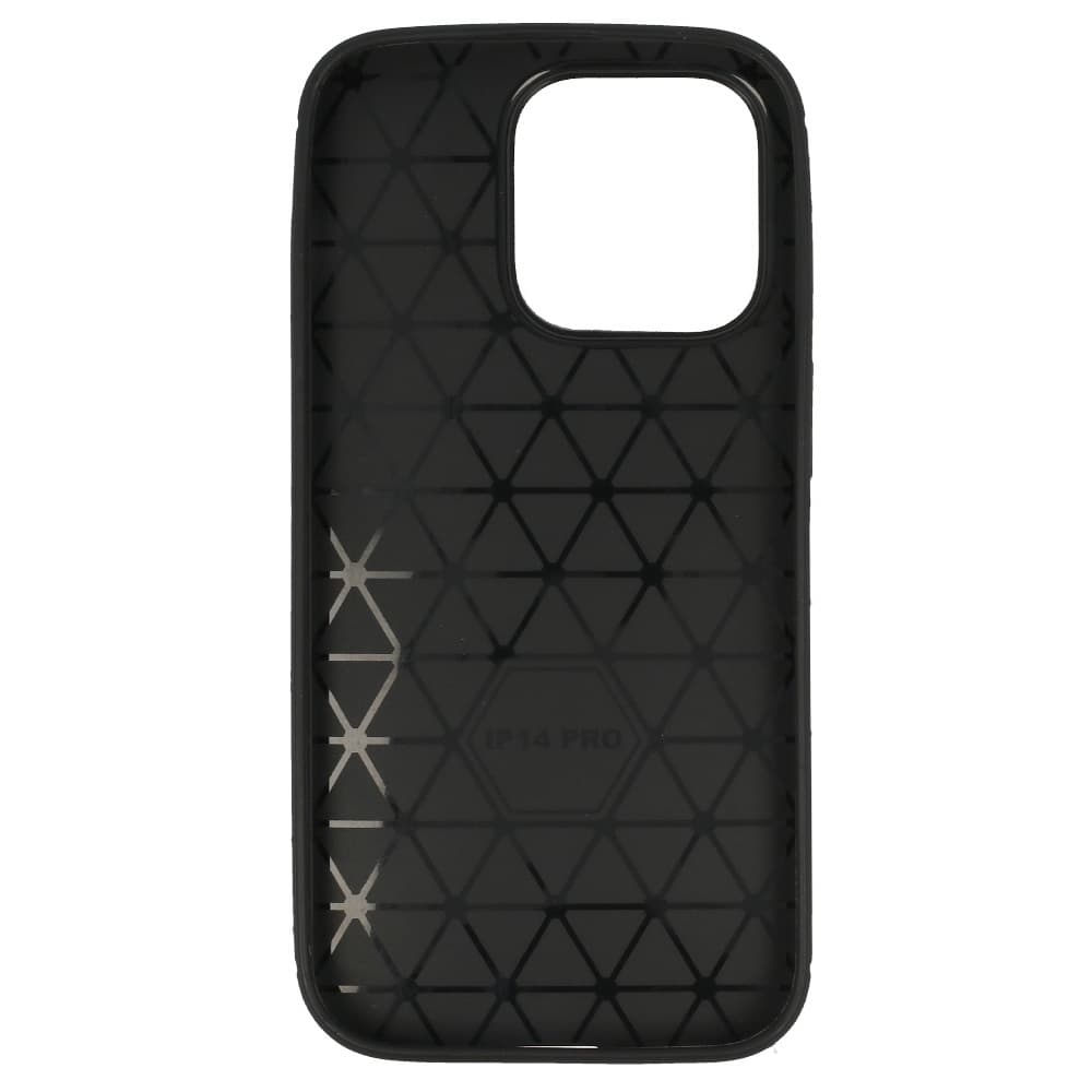 Zadní kryt CARBON pro IPHONE 14 PRO Black - náhled 3