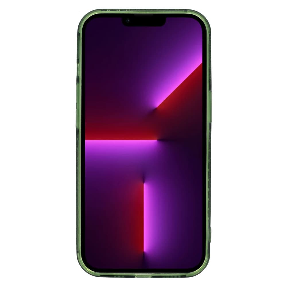 Pouzdro Crystal Diamond 2mm pro Iphone 13 Pro Max Transparent green - náhled 3