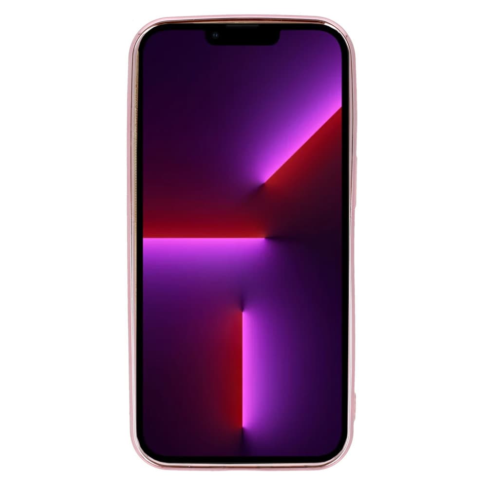 Krásné průhledné pouzdro pro Iphone 12 Pro Max růžové - náhled 3