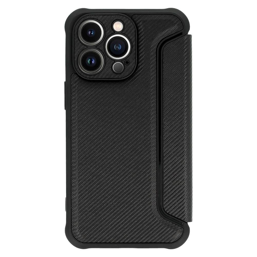 Pouzdro Razor Carbon Book pro Iphone 14 Plus černé - náhled 3