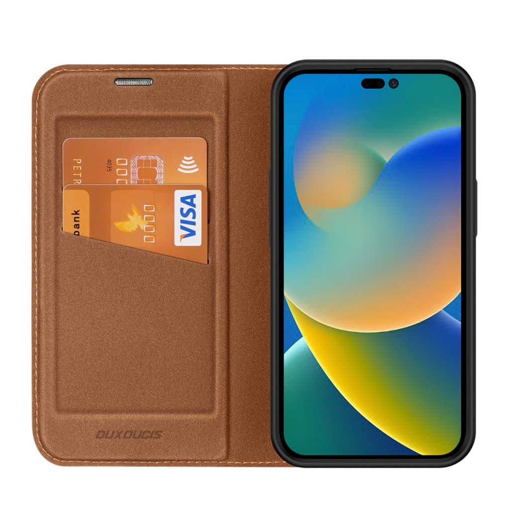 Dux Ducis Skin X2 pouzdro pro Iphone 14 Plus hnědé - náhled 3