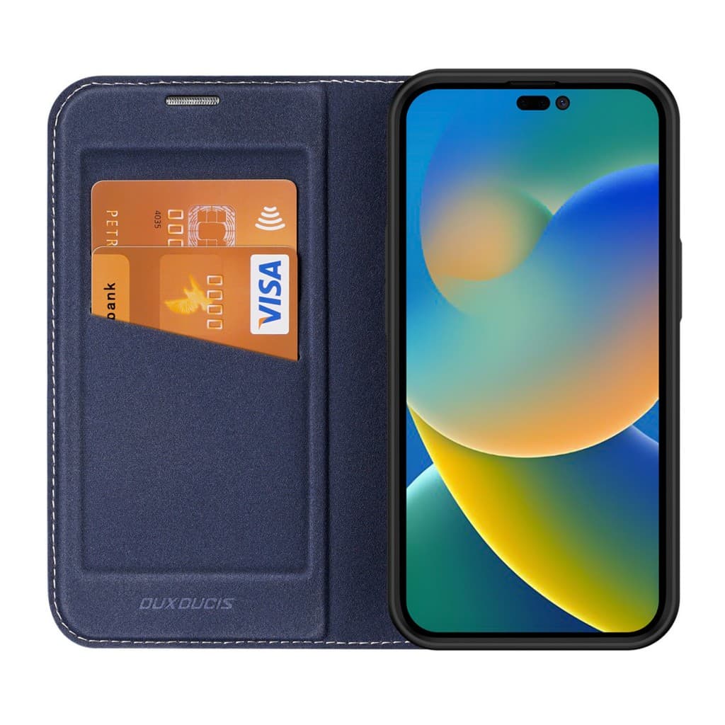 Pouzdro Dux Ducis Skin X2 pro Iphone 14 Pro modré - náhled 3