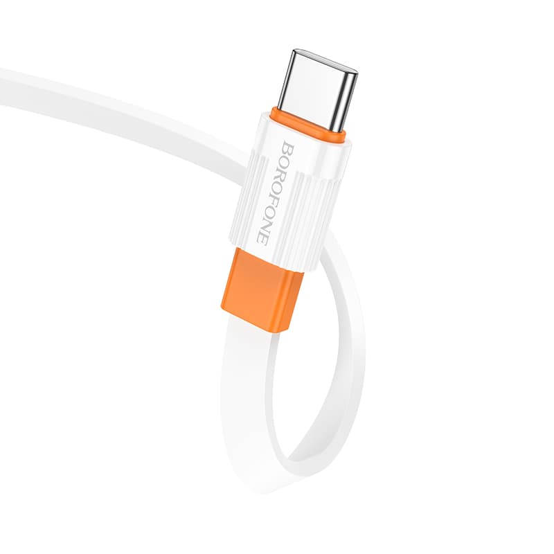 Borofone kabel BX89 Union - typ C - PD 60W 1 metr bílo-oranžový - náhled 3