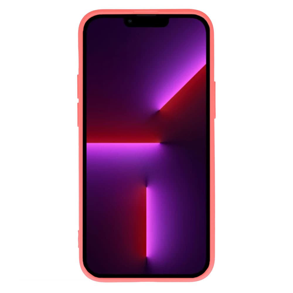 Vennus Silikonové pouzdro se srdcem pro Iphone 14 Plus design 1 korálový - náhled 3