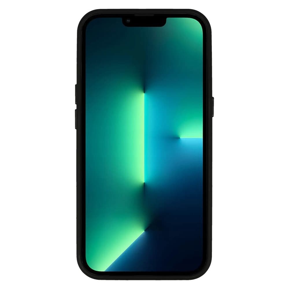Kožené 3D pouzdro pro Iphone 13 design 3 černé - náhled 3