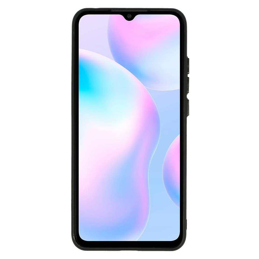 Kožené 3D pouzdro pro Xiaomi Redmi 9A design 1 černé - náhled 3