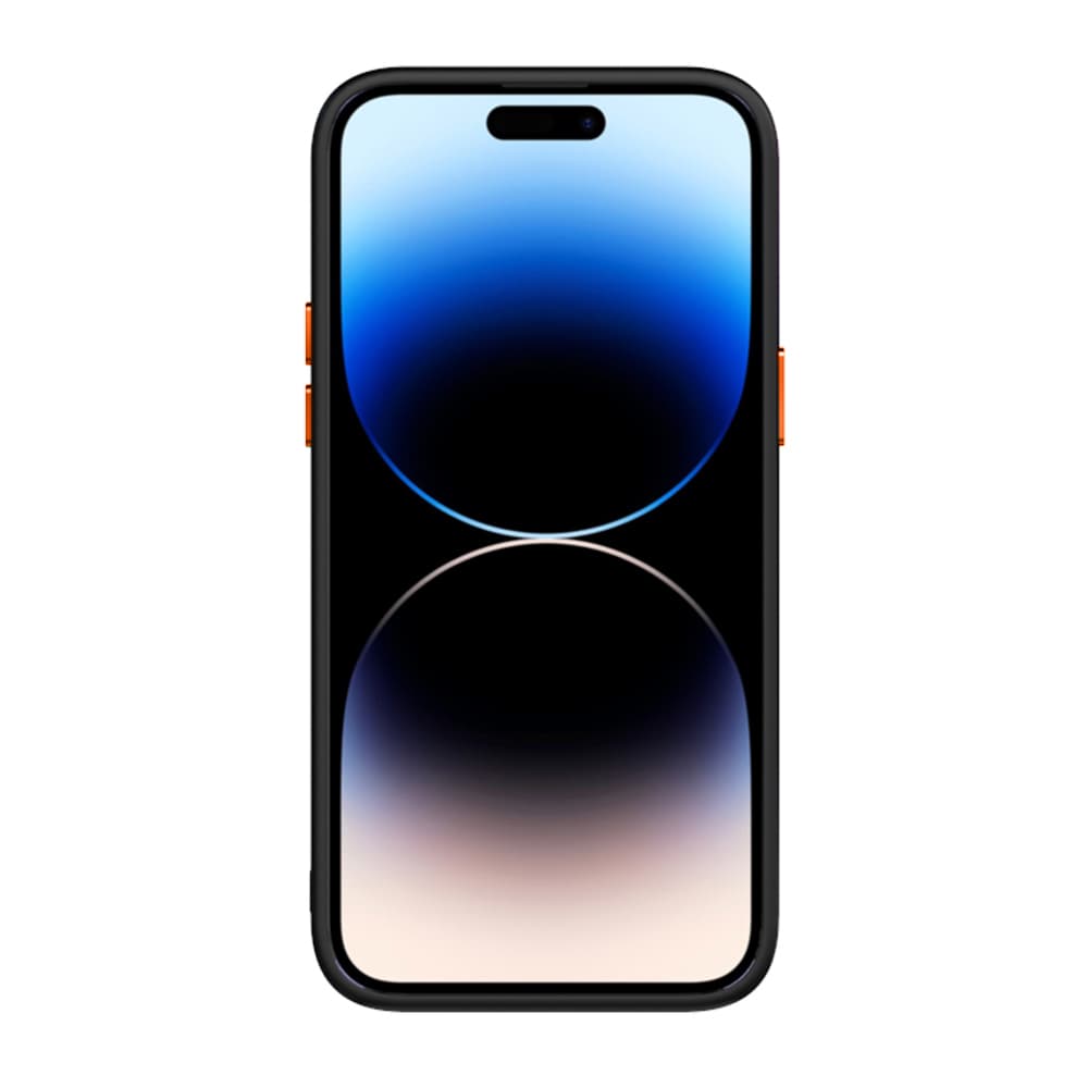 Tel Protect Magnetic Carbon Case pro Iphone 13 Black-orange - náhled 3