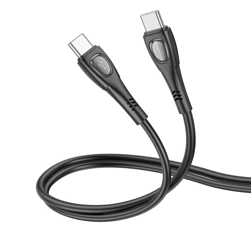 Borofone kabel BX98 Superior - Typ C - PD 60W 3A 1 metr černý - náhled 3