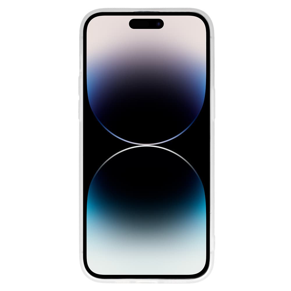Pouzdro na mobil se třpytkami pro Iphone 14 Pro průhledné - náhled 3