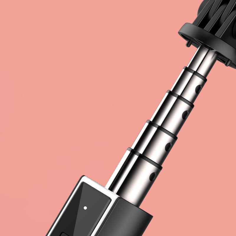 Bluetooth tripod mini selfie tyč P40L se stativem černá - náhled 3