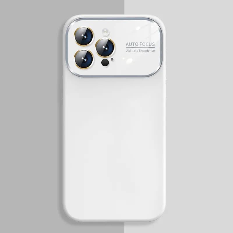 Měkké silikonové pouzdro na čočky pro Iphone 13 Pro bílé - náhled 3