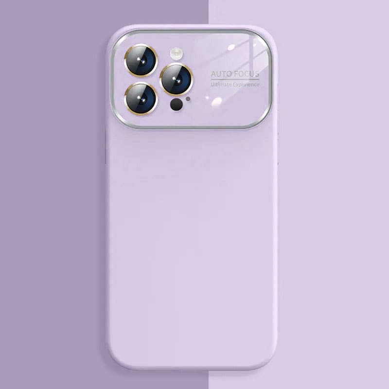 Měkké silikonové pouzdro na čočky pro Iphone 14 Pro světle fialové - náhled 3