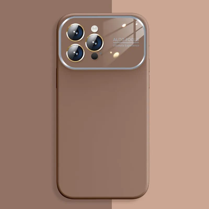 Zadní pouzdro TopQ Soft Lens pro Iphone 15 Pro Max hnědé barvy - náhled 3