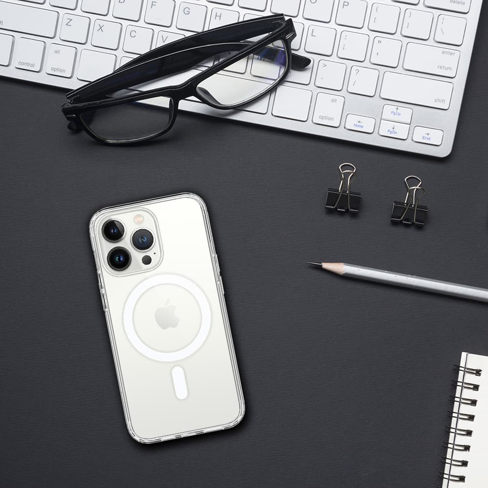 Zadní kryt Acrylic Magsafe pro Iphone 15 Pro Max transparentní - náhled 3