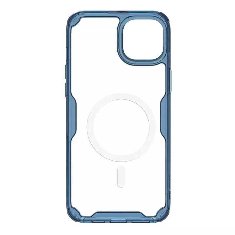 Nillkin Nature Pro Magnetic TPU Case pro Iphone 15 Plus transparentní-modrý - náhled 3