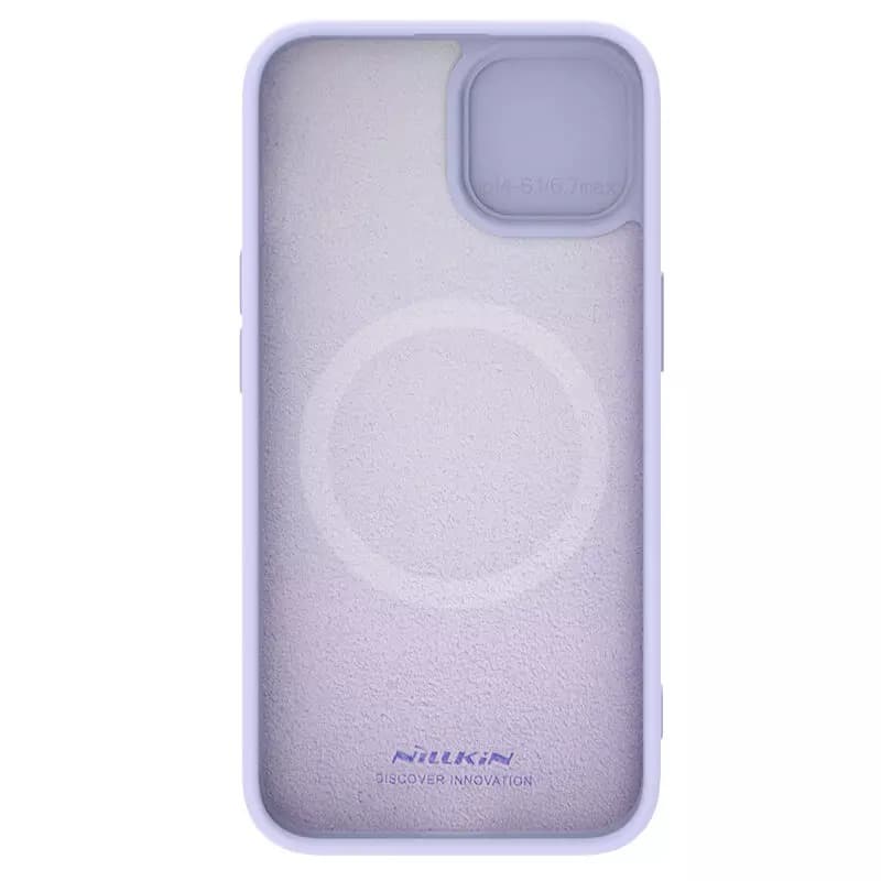 Nillkin CamShield Silky Silicone Case pro Iphone 15 Plus fialový - náhled 3