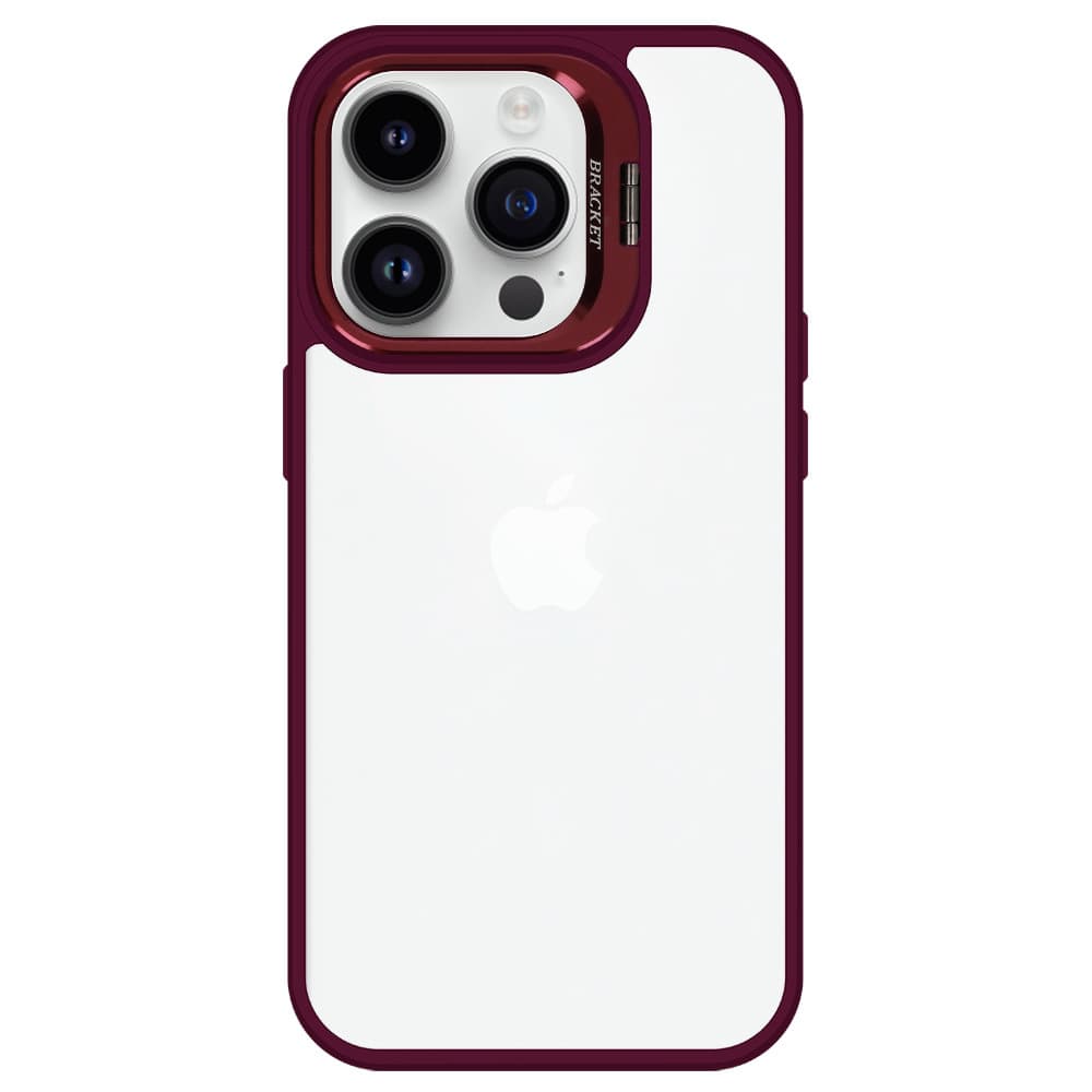 Pouzdro Tel Protect Kickstand pro Iphone 14 Pro Max vínové - náhled 3