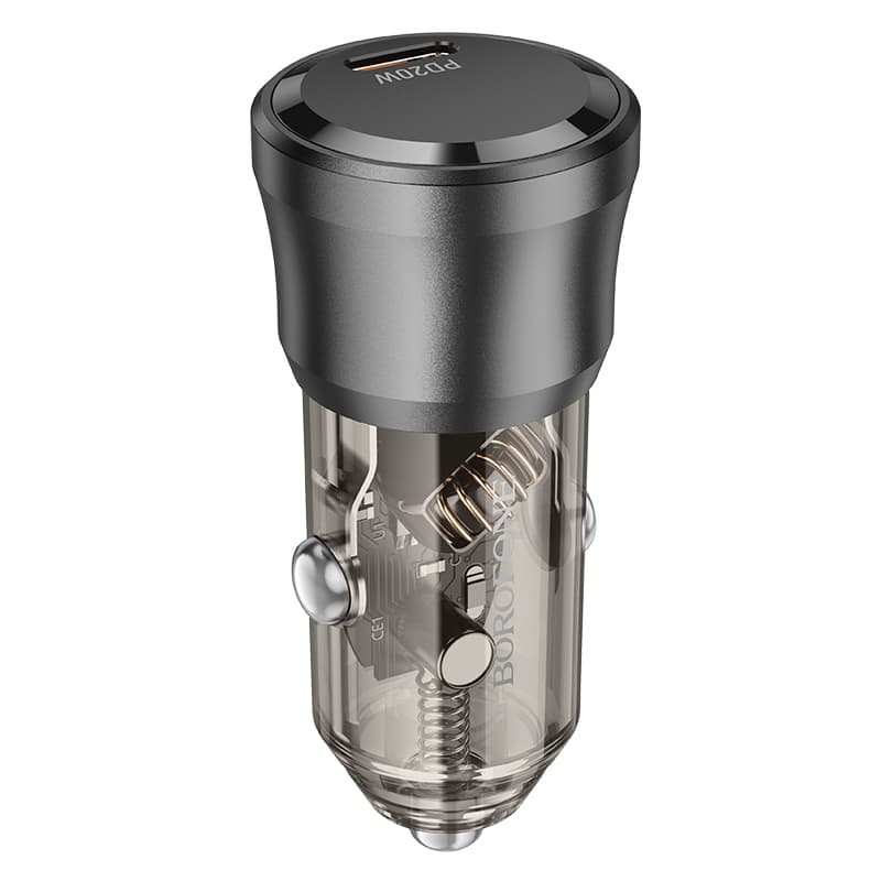 Adaptér do auta Borofone BZ24 s funkcí rychlonabíjení 20W černý - náhled 3