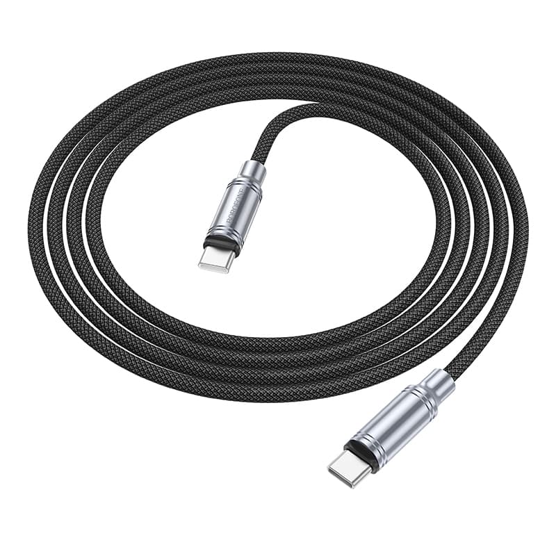 Borofone kabel BU40 Advantage - Typ C na typ C - 60W 3A 1,2 metru černý - náhled 3