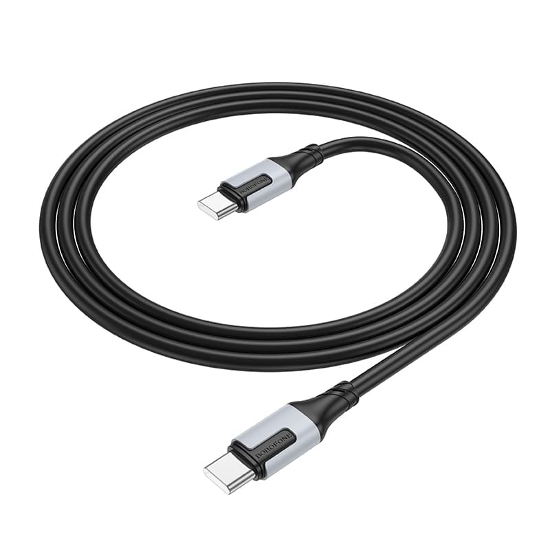 Borofone kabel BX101 Creator - typ C na typ C - 60W 3A 1 metr černý - náhled 3