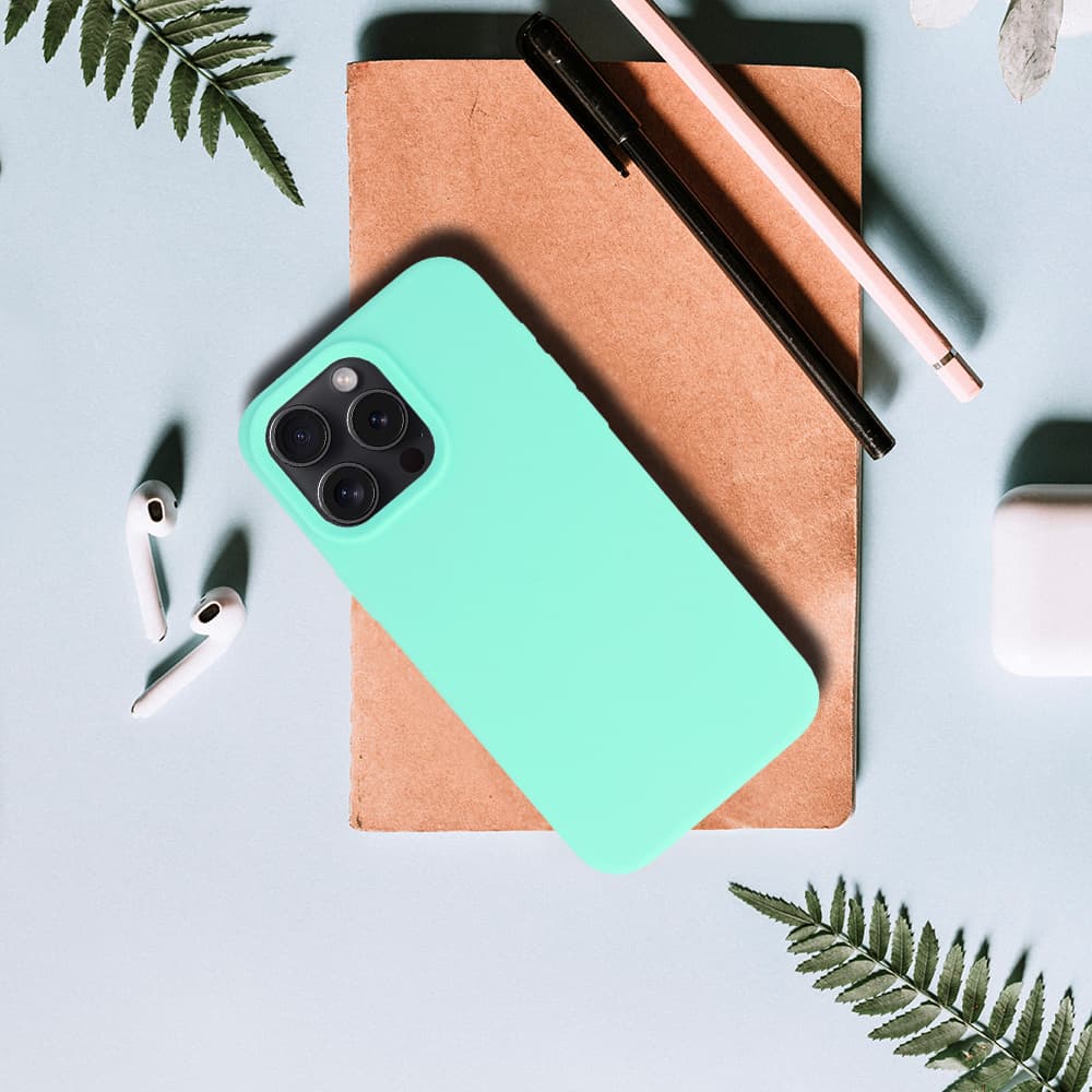 Silicone Lite Case pro Iphone 11 Pro mint - náhled 3