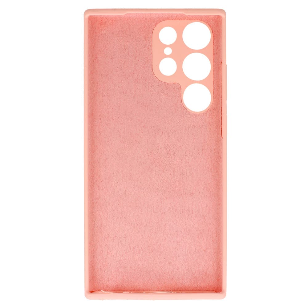 Silicone Lite Case pro Samsung Galaxy S23 Ultra peach - náhled 3