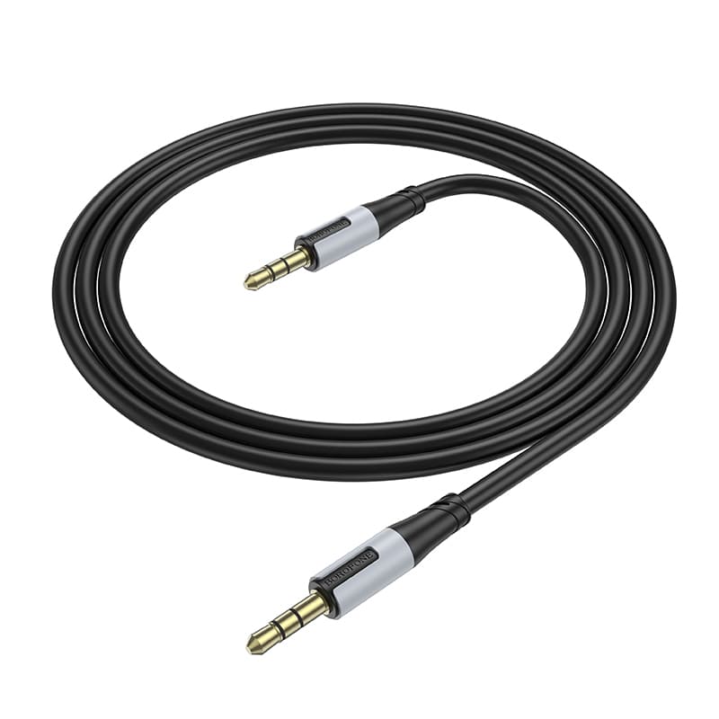 Audio kabel Borofone BL19 Creator jack 3,5 mm na jack 3,5 mm černý - náhled 3