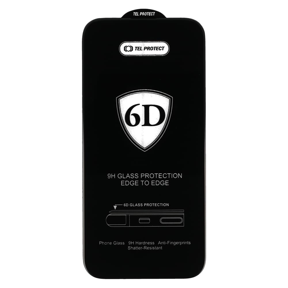 Tvrzené sklo 6D pro MOTOROLA MOTO G84 5G BLACK - náhled 3