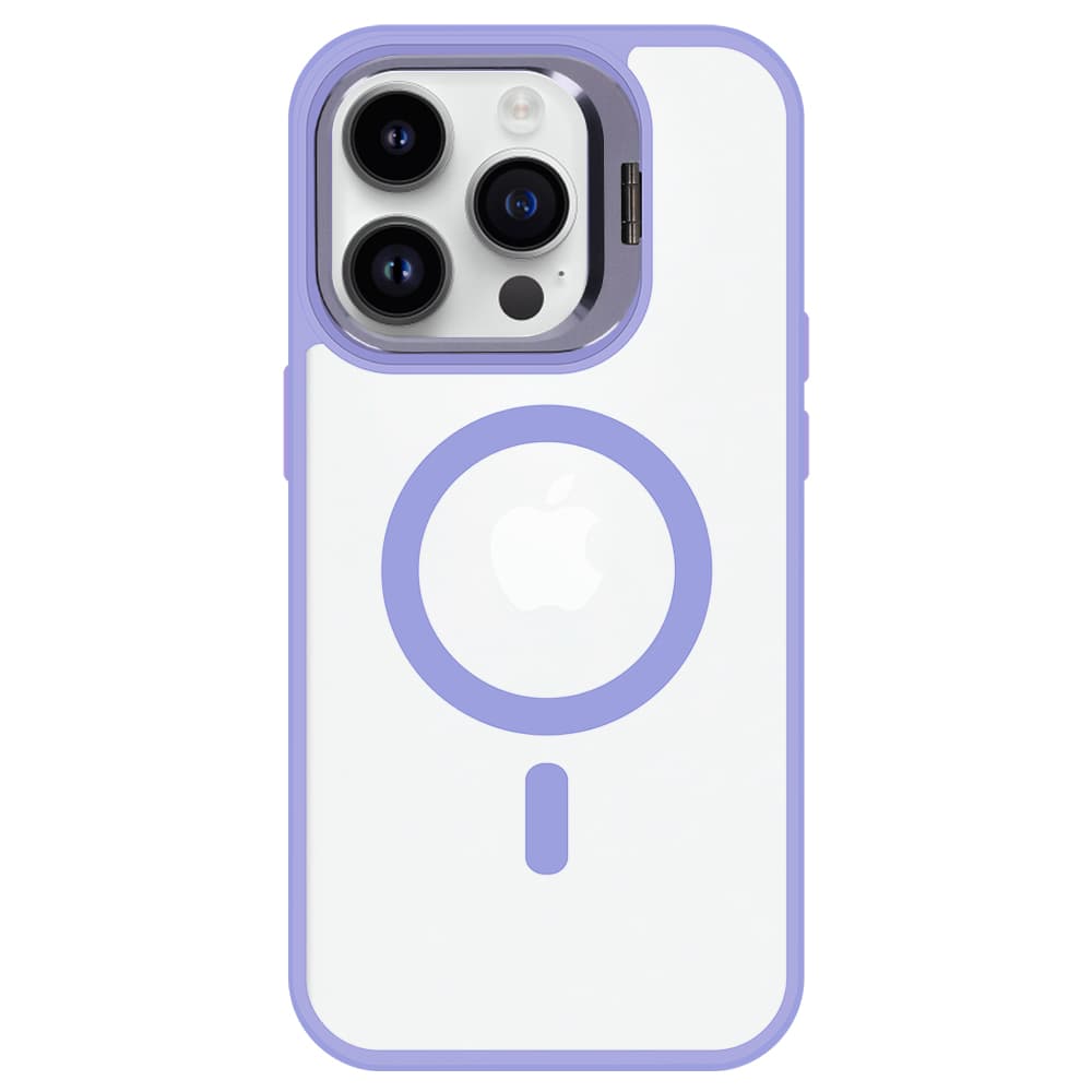 Tel Protect Kickstand Magsafe pouzdro pro Iphone 14 Pro světle fialové - náhled 3