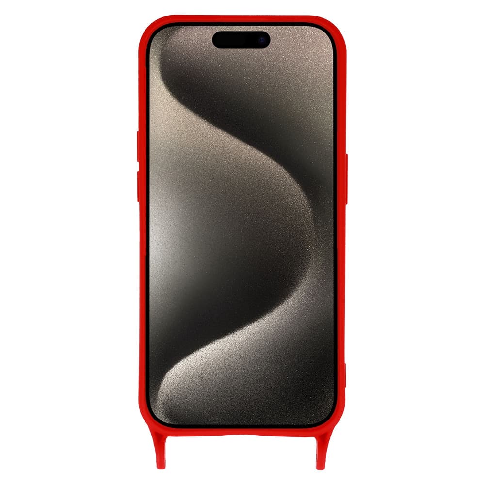 Pouzdro Strap D2 pro Iphone 15 Pro červené - náhled 3