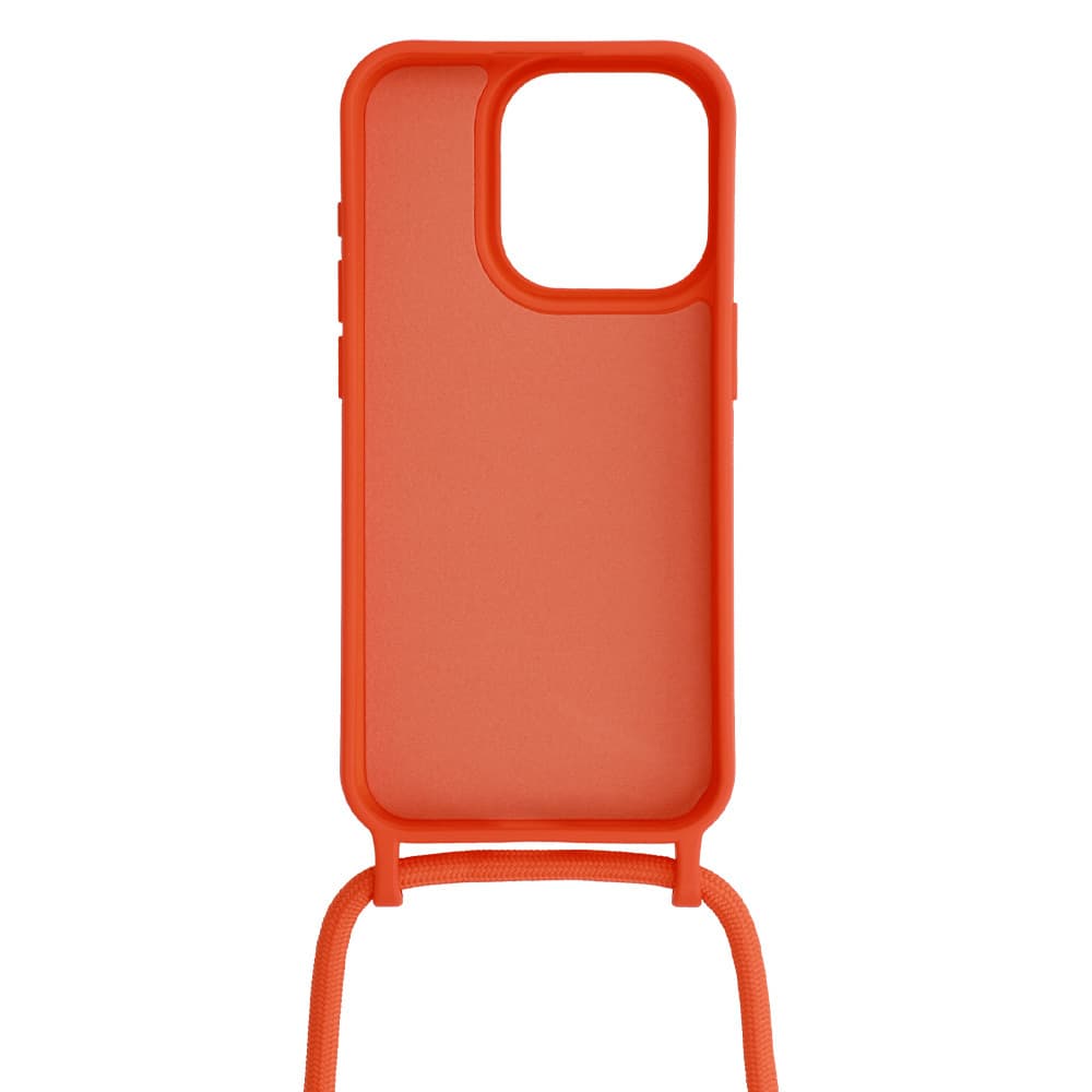 Pouzdro Strap D1 pro Iphone 15 Plus oranžové - náhled 3