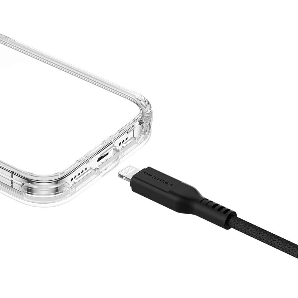 Datový kabel Amazing Thing Tough Pro CLC120MTOBK - Typ C na Lightning - PD 30W 3,2A 1,2 m černý - náhled 3