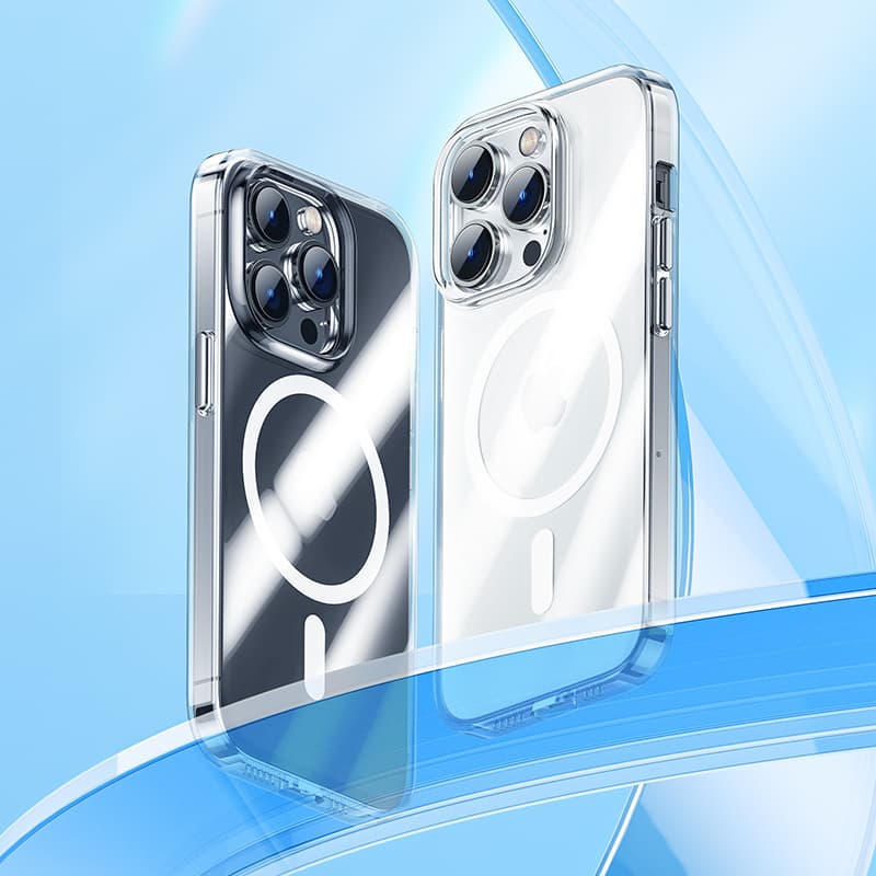 Zadní magnetický kryt Benks Crystal pro iPhone 15 Plus transparentní - náhled 3