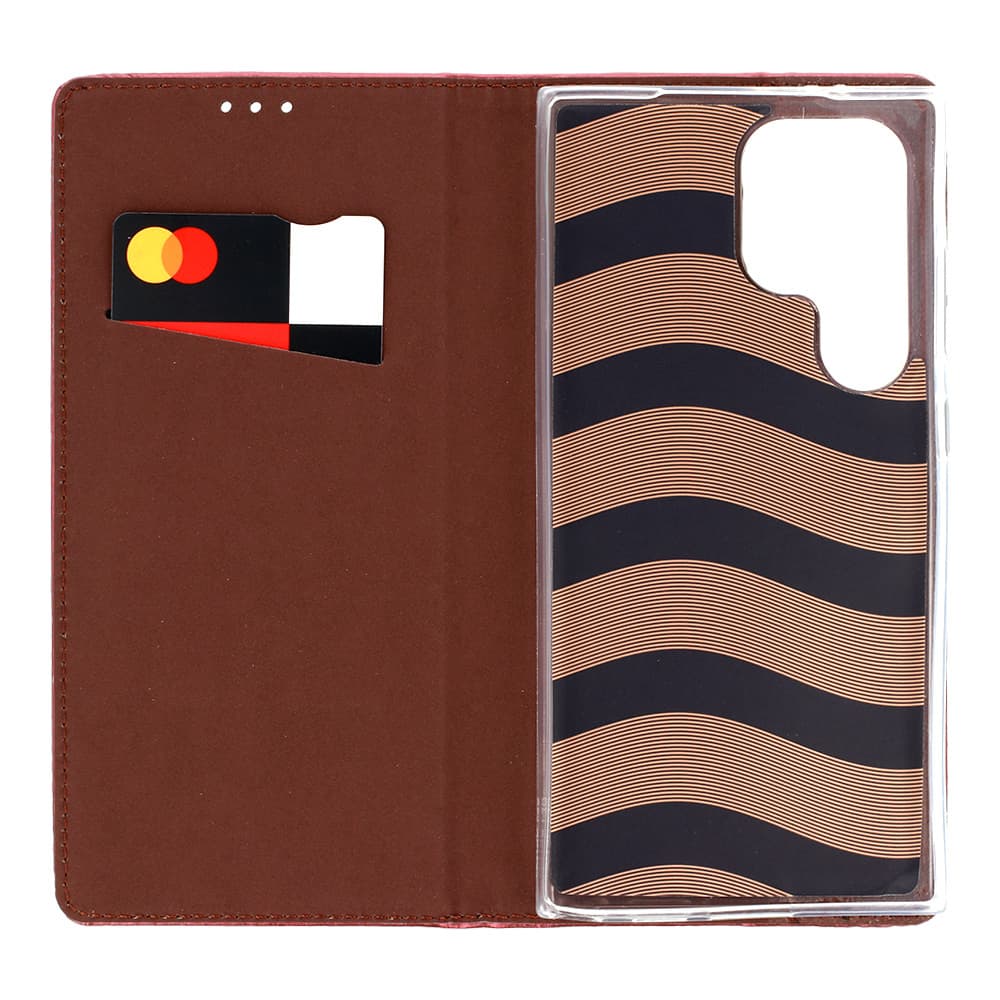 Knížkové pouzdro Smart Magneto pro Xiaomi 14 burgundy - náhled 3