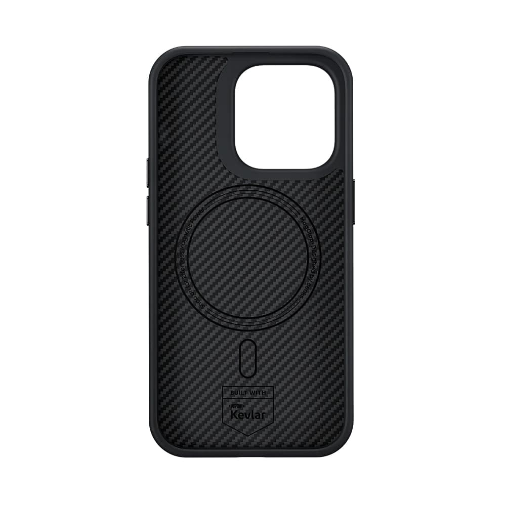 Zadní kryt Benks Etui Magnetic Hybrid Armor Pro Kevlar Metal Frame 600D pro iPhone 15 Plus černý - náhled 3