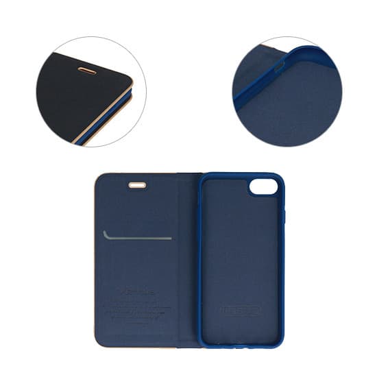 Knížkové pouzdro Luna Book pro Samsung Galaxy S24 navy - náhled 3